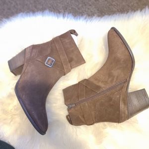 Hunter original refined strap boot suede size 9